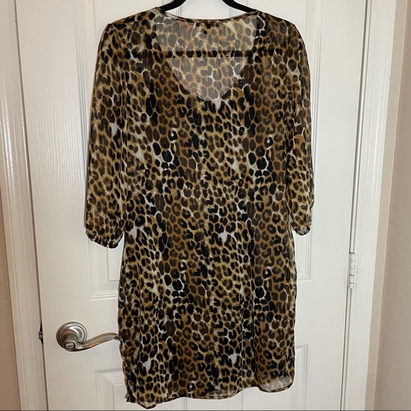 Express leopard animal print dress size XS - Picture 2 of 7